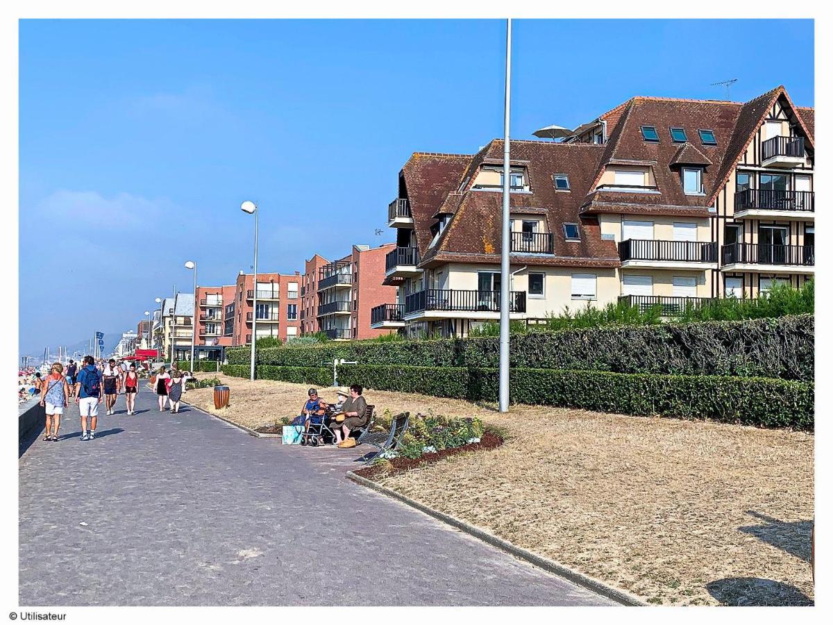 Cabourg, Appartement Plain Pied Avec Terrasse Acces Direct A La Plage ภายนอก รูปภาพ